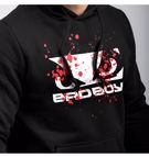 BAD BOY splatter HOODIE - black